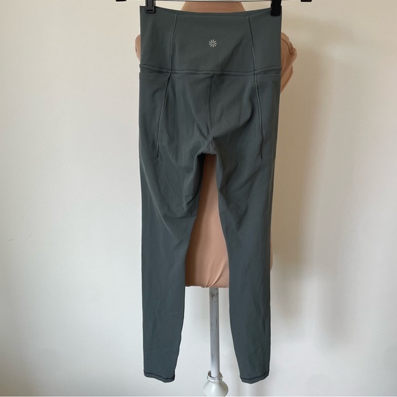 ATHLETA Transcend Stash Tight High Rise Bali Green Yoga Leggings 533673 EUC XS - Picture 6 of 12